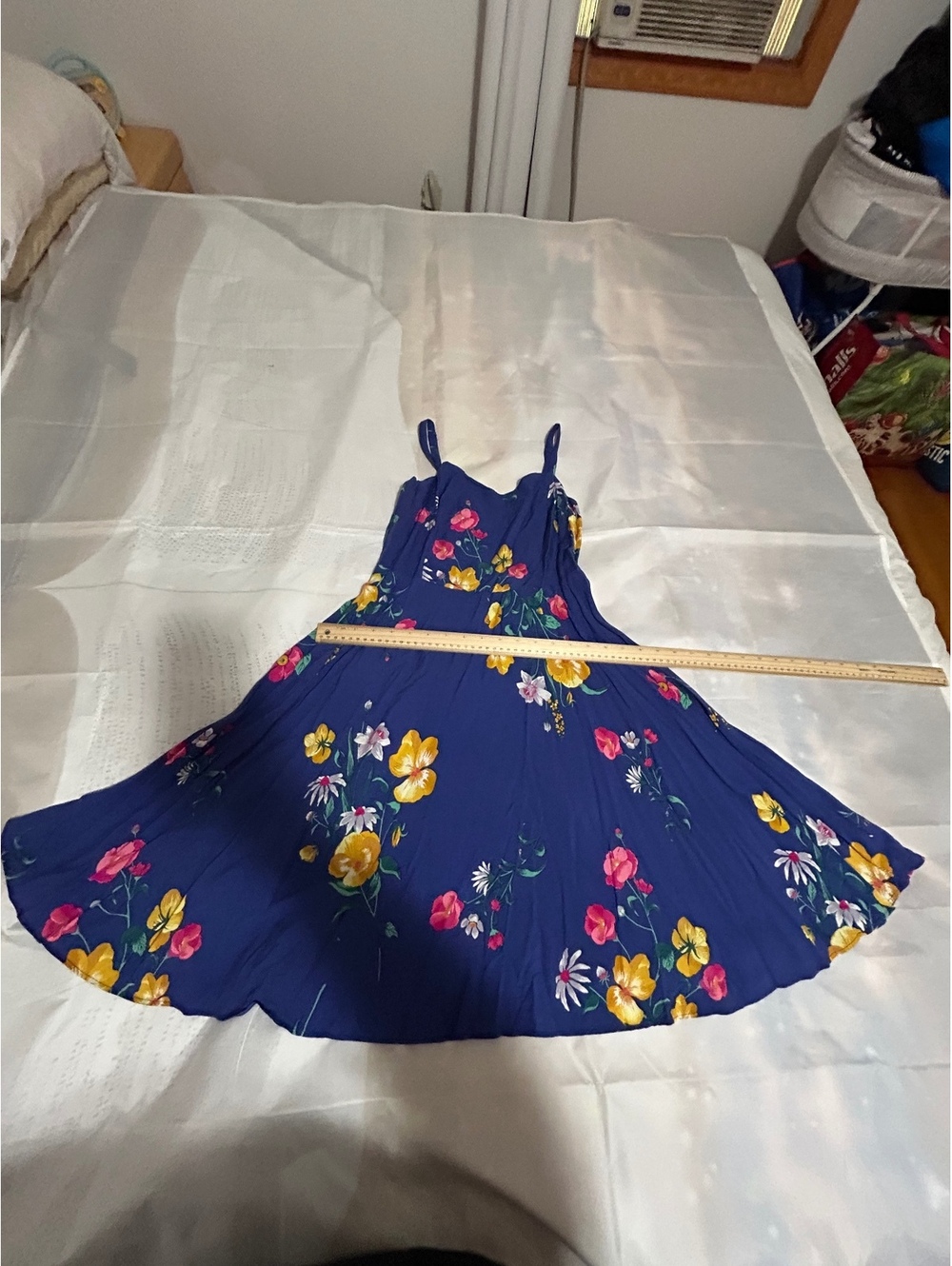 Old Navy blue floral sundress CLOTHING00136